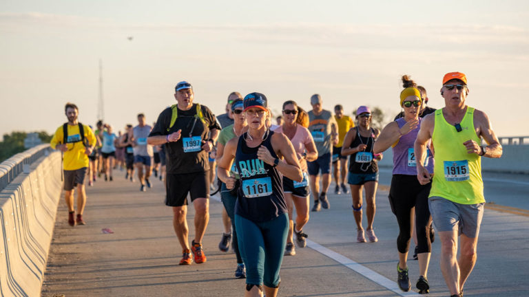 Runners at the Islamorada Half Marathon