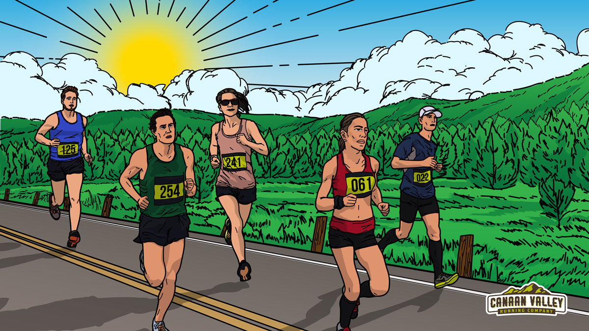 what-is-the-quarter-marathon-canaan-valley-running-company
