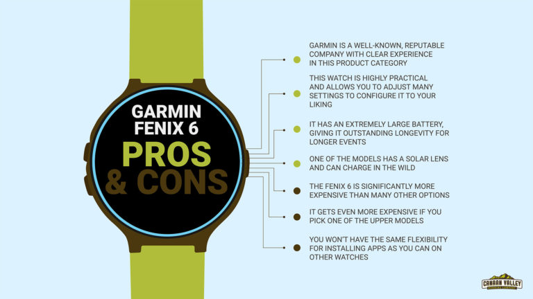 Garmin Fenix 6 Pros and Cons