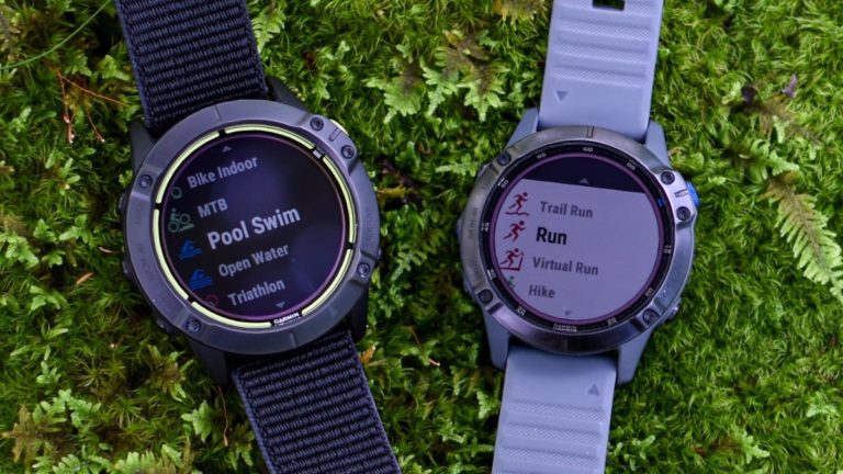 Both watches have the same options for activity tracking
