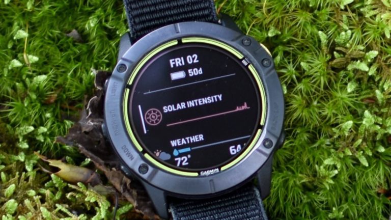 Garmin Enduro Review Solar Intensity Feature